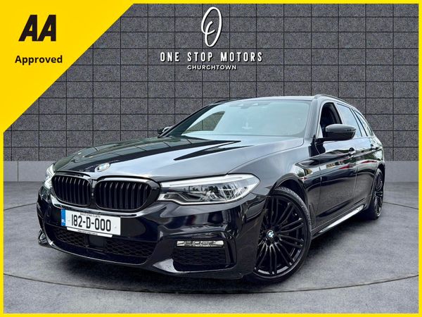 BMW 5-Series Estate, Diesel, 2018, Black