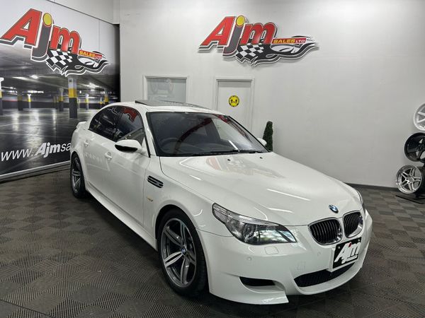 BMW M5 Saloon, Petrol, 2005, White