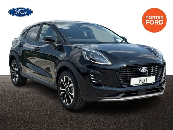 Ford Puma Crossover, Petrol Hybrid, 2025, Black