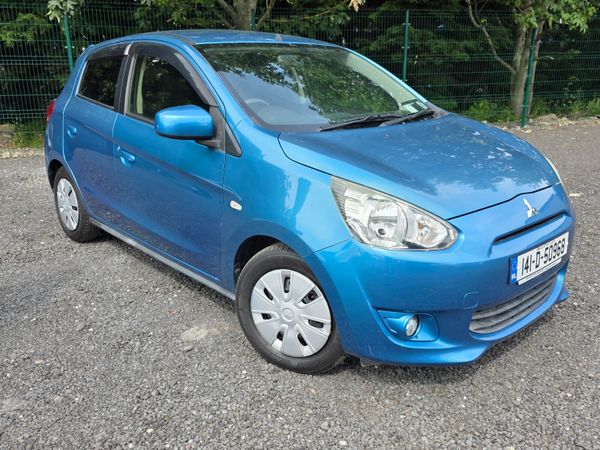 Mitsubishi Mirage Hatchback, Petrol, 2014, Blue
