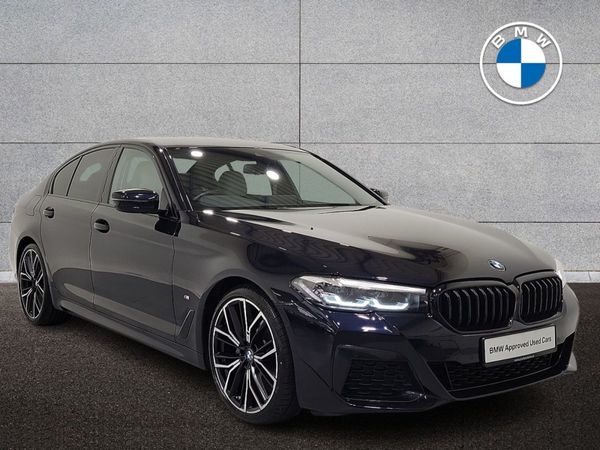 BMW 5-Series Saloon, Diesel Hybrid, 2023, Black