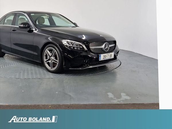Mercedes-Benz C-Class Saloon, Petrol Hybrid, 2020, Black