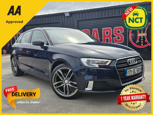 Audi A3 Hatchback, Diesel, 2017, Blue