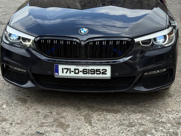 BMW 5-Series Saloon, Petrol Plug-in Hybrid, 2017, Black