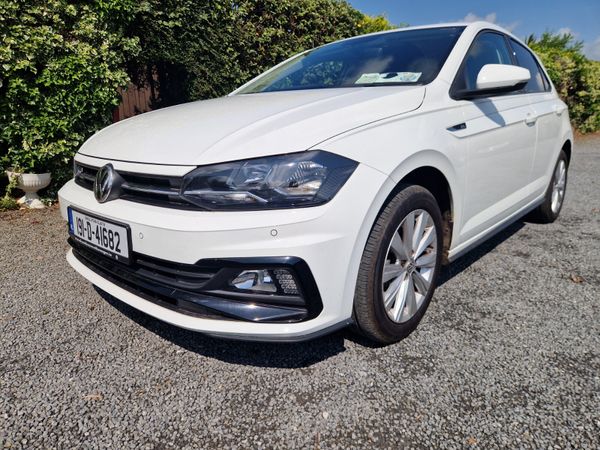 Volkswagen Polo Hatchback, Petrol, 2019, White