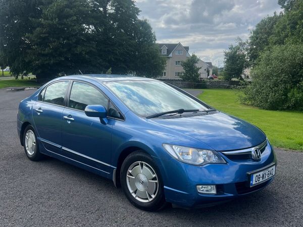 Honda Civic Saloon, Petrol Hybrid, 2008, Blue