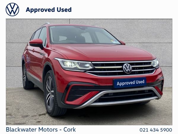 Volkswagen Tiguan Allspace SUV, Diesel, 2024, Red