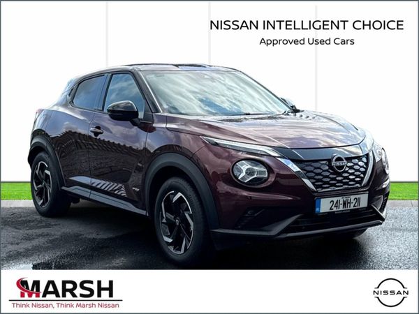 Nissan Juke SUV, Petrol Hybrid, 2024, Red