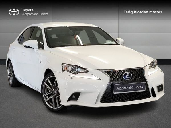 Lexus IS Saloon, Hybrid, 2016, White