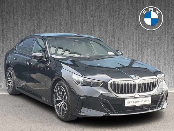 BMW 5-Series Saloon, Petrol Plug-in Hybrid, 2024, Black