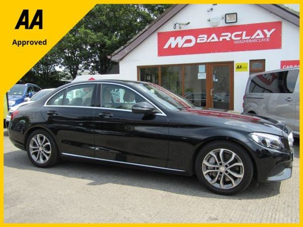 Mercedes-Benz C-Class Saloon, Hybrid, 2016, Black