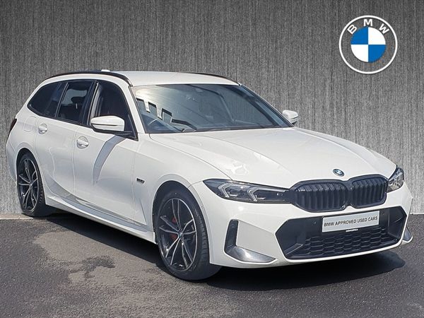 BMW 3-Series Estate, Petrol Plug-in Hybrid, 2022, White