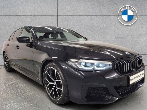 BMW 5-Series Saloon, Diesel Hybrid, 2022, Black