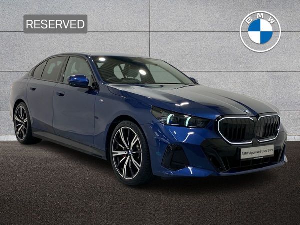 BMW 5-Series Saloon, Petrol Hybrid, 2024, Blue