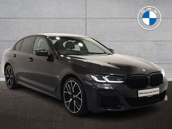BMW 5-Series Saloon, Petrol Plug-in Hybrid, 2023, Grey