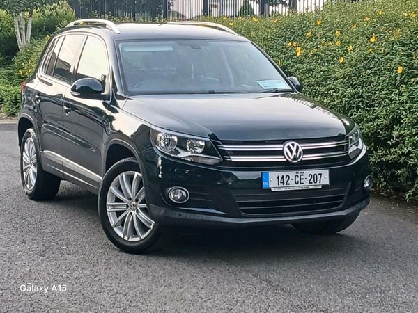 Volkswagen Tiguan SUV, Diesel, 2014, Green