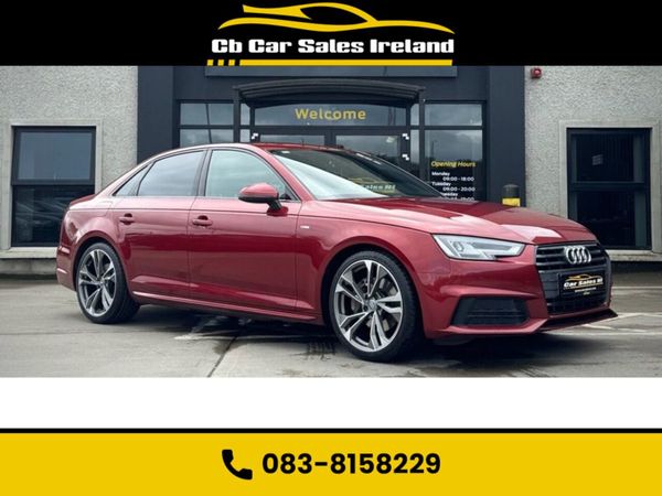 Audi A4 Saloon, Diesel, 2018, Red