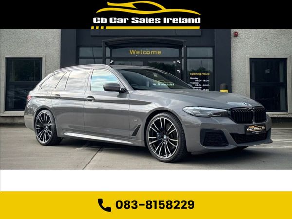 BMW 5-Series Estate, Diesel Hybrid, 2021, Grey
