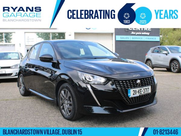 Peugeot 208 Hatchback, Petrol, 2021, Black
