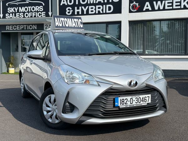 Toyota Vitz Hatchback, Petrol, 2018, Silver