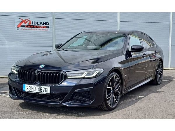 BMW 5-Series Saloon, Diesel Hybrid, 2023, Black