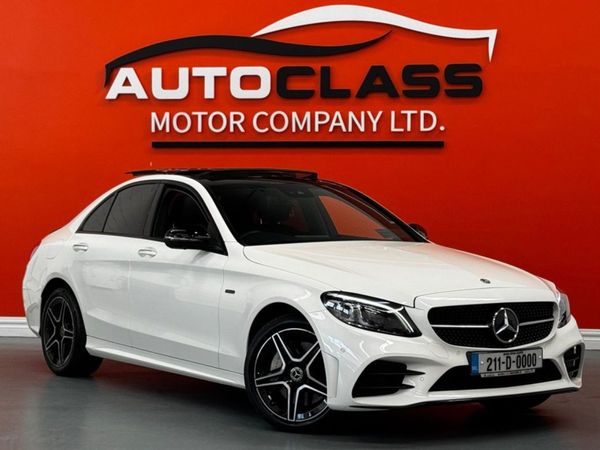 Mercedes-Benz C-Class Saloon, Hybrid, 2021, White