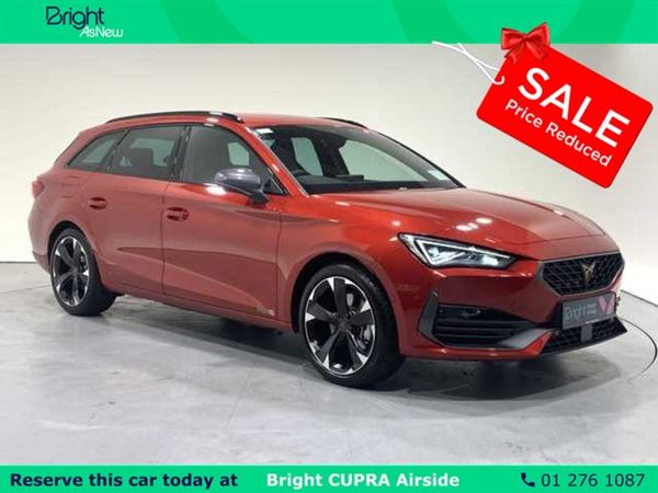 Cupra Leon Estate, Petrol Plug-in Hybrid, 2024, Red