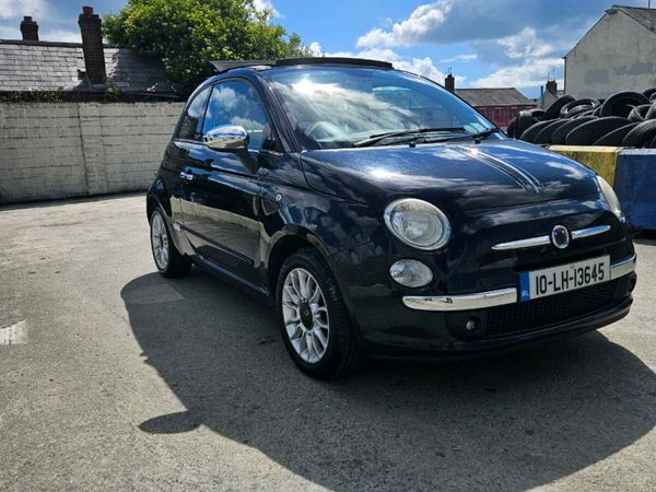 Fiat 500C Convertible, Petrol, 2010, Black