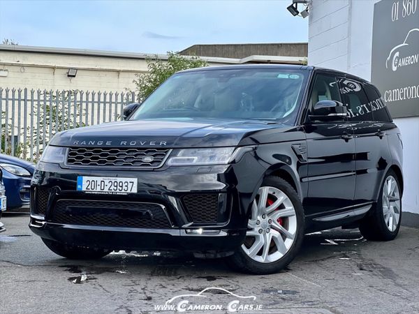 Land Rover Range Rover Sport SUV, Petrol Plug-in Hybrid, 2020, Black