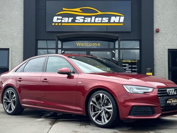 Audi A4 Saloon, Diesel, 2018, Red