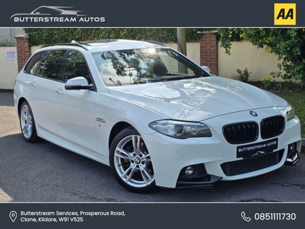 BMW 5-Series Estate, Diesel, 2013, White