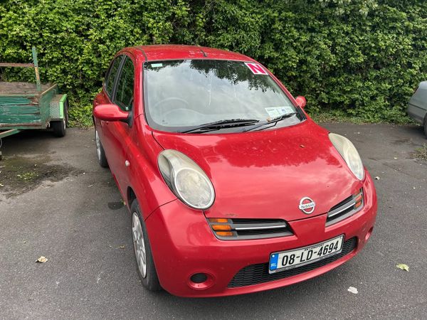 Nissan Micra Hatchback, Petrol, 2008, Red