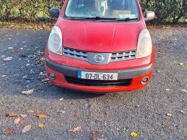Nissan Note MPV, Petrol, 2007, Red