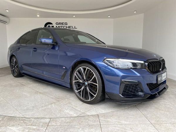 BMW 5-Series Saloon, Diesel, 2021, Blue