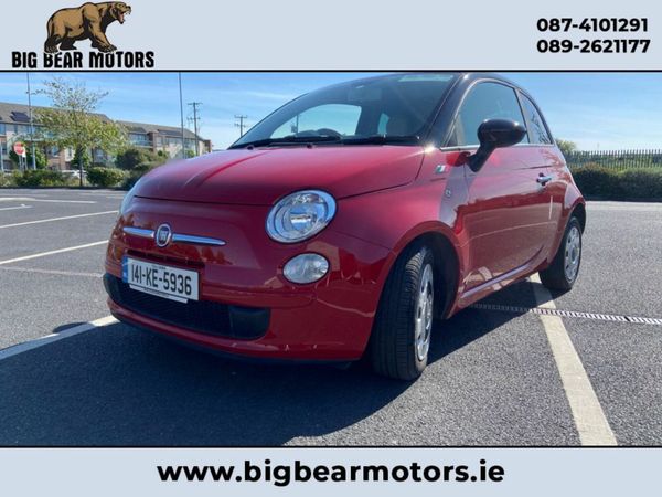 Fiat 500 Hatchback, Petrol, 2014, Red
