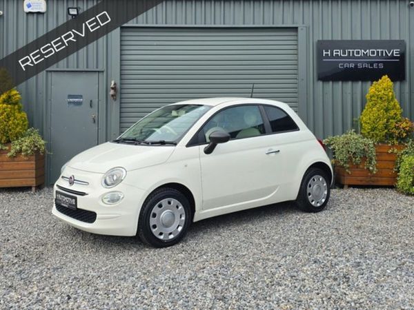 Fiat 500 Hatchback, Petrol, 2018, White