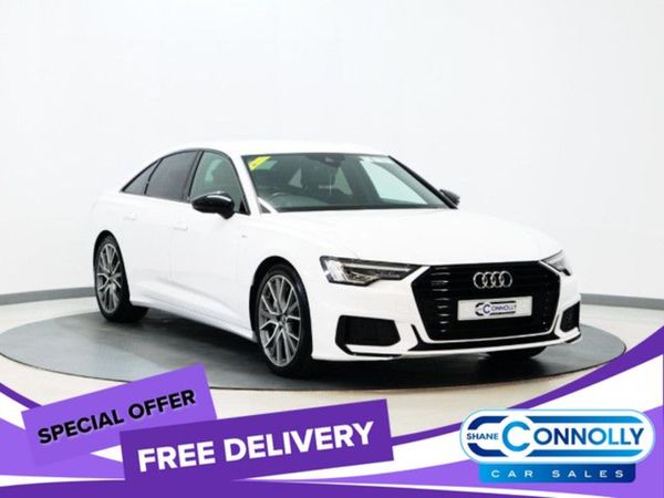 Audi A6 Saloon, Petrol Hybrid, 2021, White