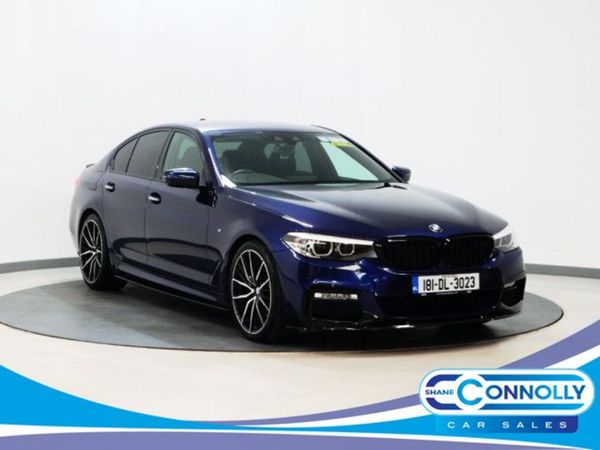 BMW 5-Series Saloon, Diesel, 2018, Blue