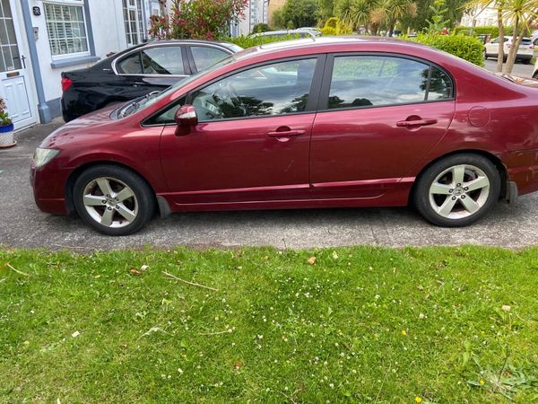 Honda Civic Saloon, Petrol, 2006, Red