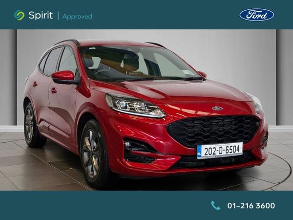 Ford Kuga SUV, Petrol Plug-in Hybrid, 2020, Red