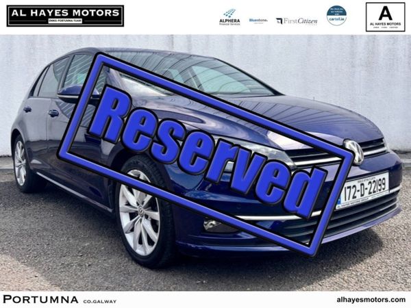 Volkswagen Golf Hatchback, Petrol, 2017, Blue