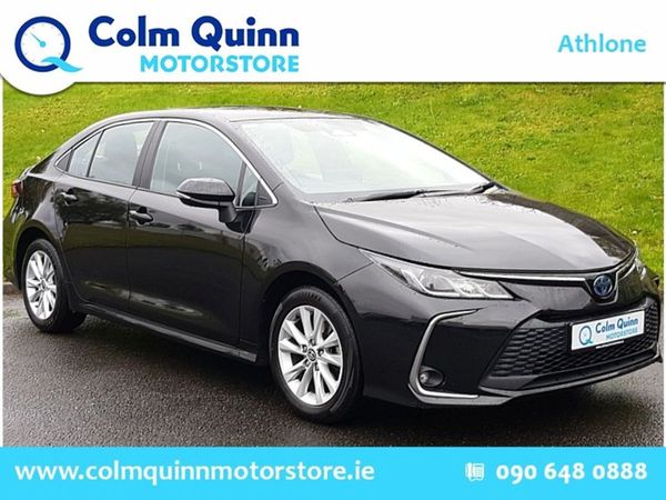 Toyota Corolla Saloon, Petrol Hybrid, 2023, Black