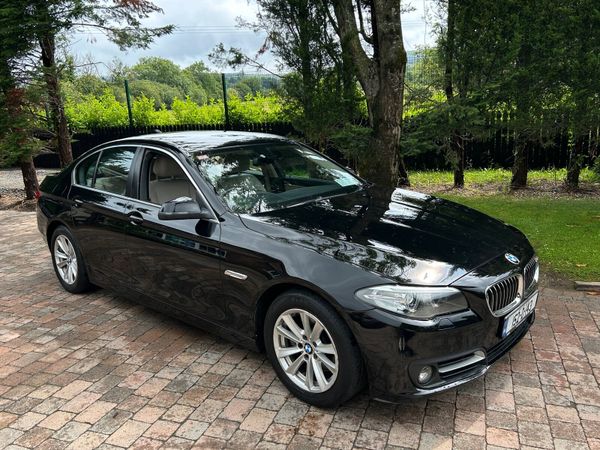 BMW 5-Series Saloon, Diesel, 2015, Black