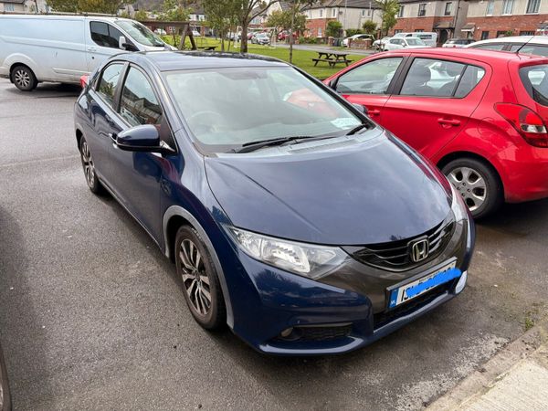 Honda Civic Hatchback, Diesel, 2013, Blue