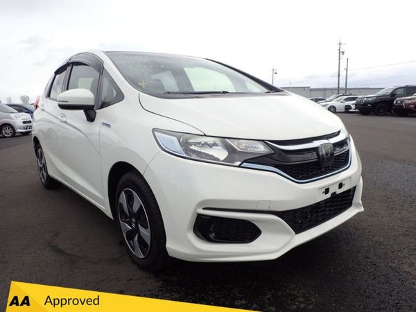 Honda Fit Hatchback, Hybrid, 2018, White