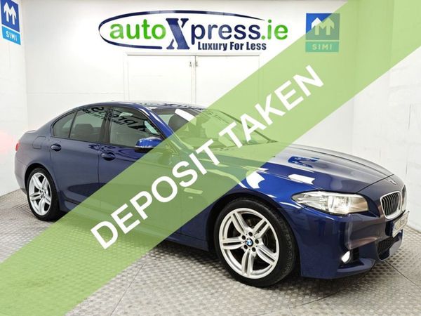 BMW 5-Series Saloon, Diesel, 2015, Blue