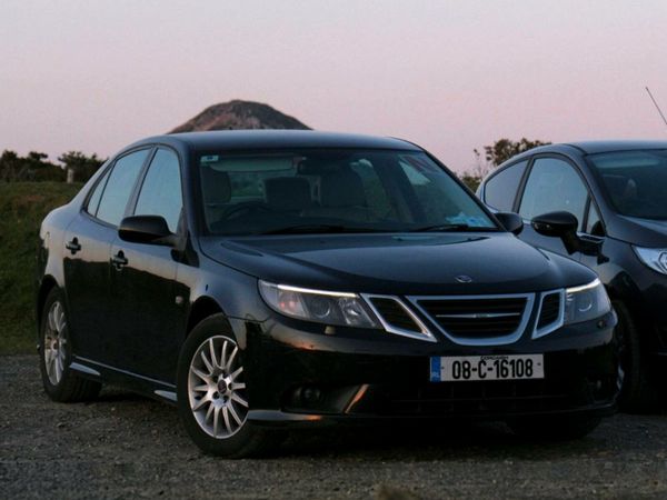 Saab 9-3 Saloon, Ethanol Petrol, 2008, Black