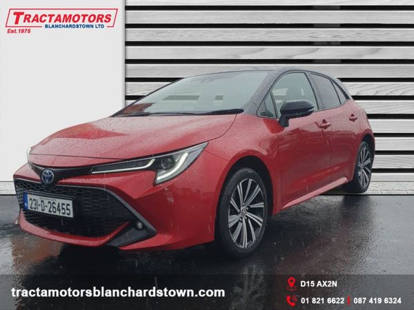 Toyota Corolla Hatchback, Petrol Hybrid, 2023, Red