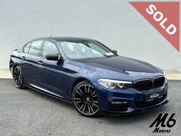 BMW 5-Series Saloon, Diesel, 2017, Blue