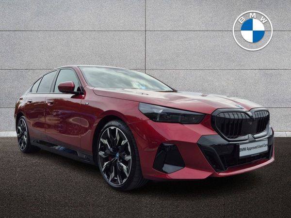 BMW 5-Series Saloon, Petrol Plug-in Hybrid, 2024, Red